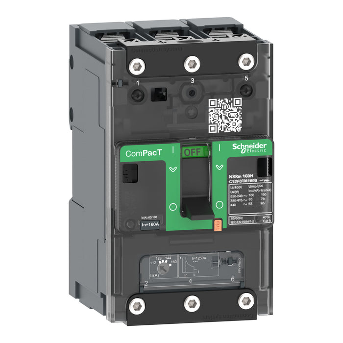 NSXm100B 25kA AC 3P 16A TMD BUSBAR