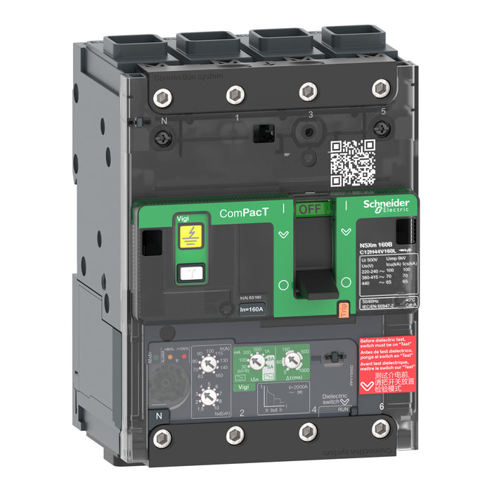 NSXm100F 36kA AC 4P 25A 4.1 ELINK