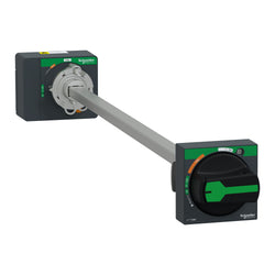 Extended rotary handle black NSXm & PP-B