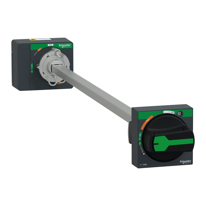 Extended rotary handle black NSXm & PP-B