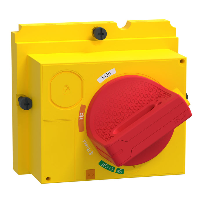 DIRECT RED-YELLOW ROTARY HANDLE