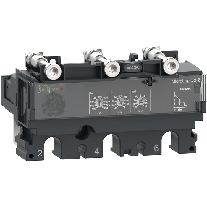 TRIP UNIT NSX160 AC 3P3D 160A 2.2