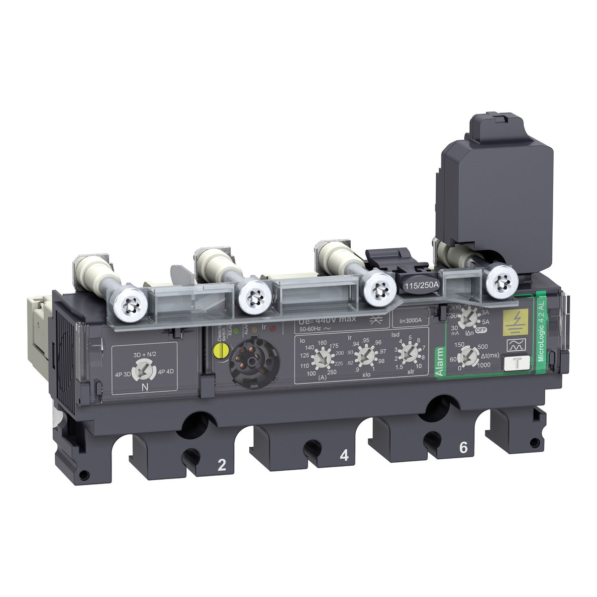 TRIP UNIT NSX250 AC 4P4D 250A 4.2AL — Scott Electrical