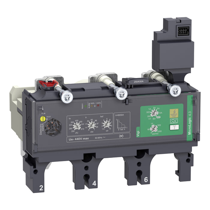 TRIP UNIT NSX630 AC 3P3D 570A 4.3