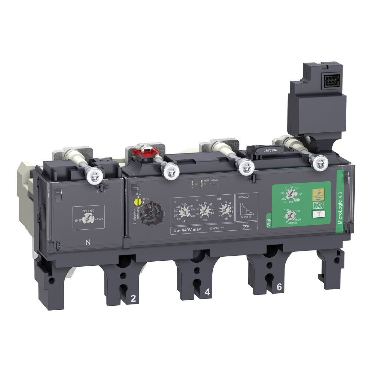 TRIP UNIT NSX630 AC 4P4D 570A 4.3 — Scott Electrical