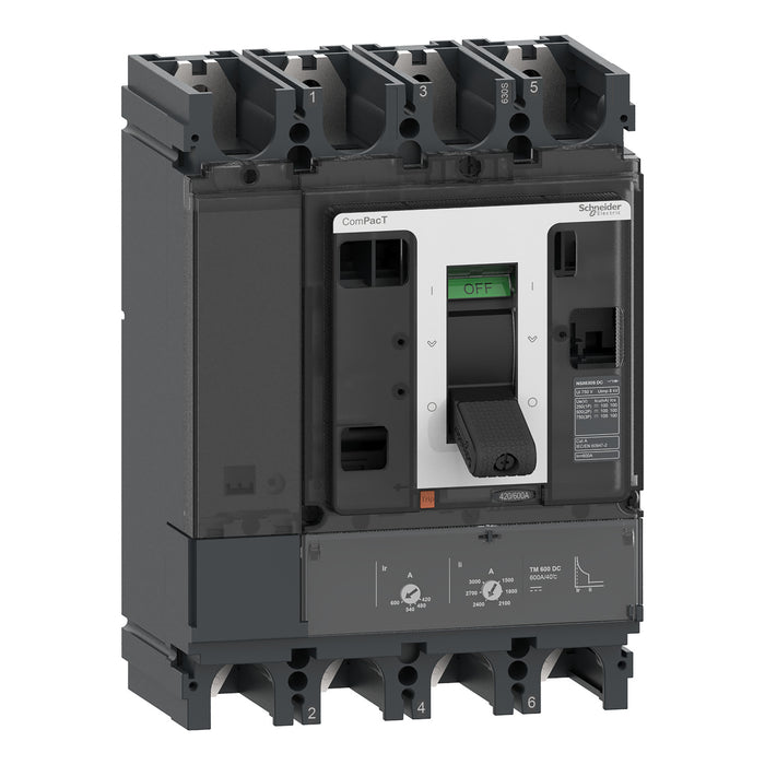 BREAKER NSX630S 100kA DC 4P 600A TMD