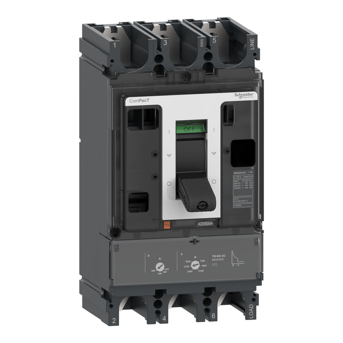 BREAKER NSX630S 100kA DC 3P 600A TMD