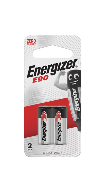 Energizer E000017000 Battery 1.5V E90 N Size 30.2 x 12mm 2 Pack