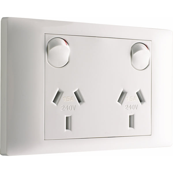 Legrand HPM EC 15A 2-GANG POWERPOINT WE