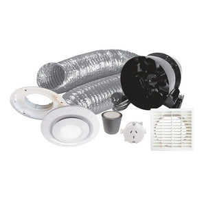 Basec Inline Extraction Fan Twin Blade LED 150mm 6m