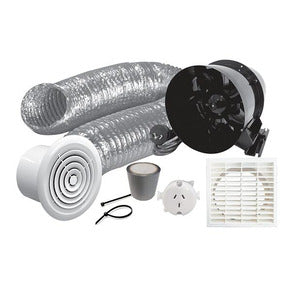 Basec Inline Extraction Fan Twin Blade 150mm 6m