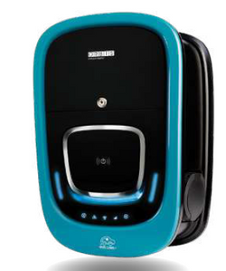 Viaris Combi+ EV Charger. 7.4kW+7.4 kW . single phase. 2 x type 2 outlet with Wifi + Ethernet + 4G communication
