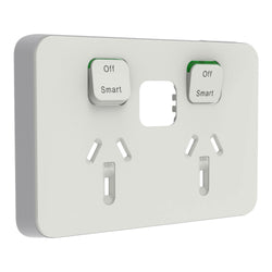 PDL Iconic Skin Smart Socket Horiz Twin CY