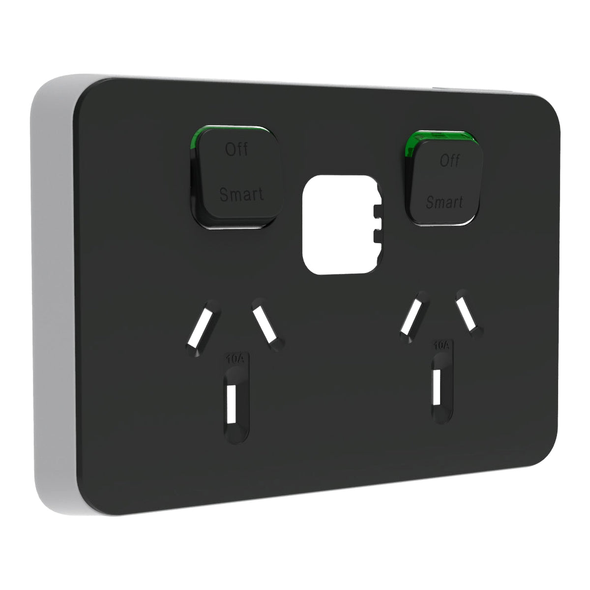 Iconic Skin Smart Socket Horiz Twin AN — Scott Electrical