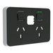 PDL Iconic Skin Smart Socket Horiz Twin AN