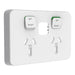 PDL Iconic Skin Smart Socket Horiz Twin VW