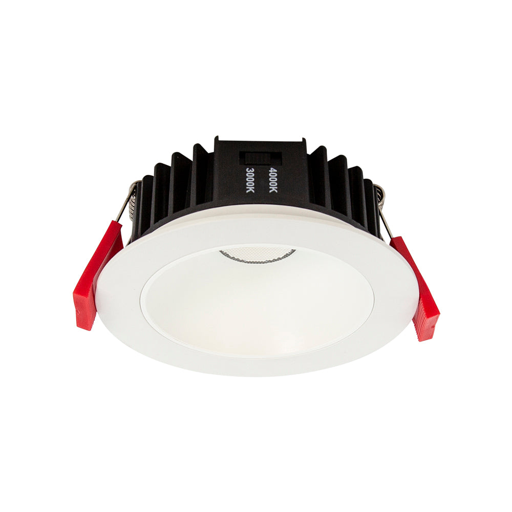 LED REC FIXED C/W UID DRI DIM 8W 180mA DC CC 3K/4K-WH — Scott Electrical