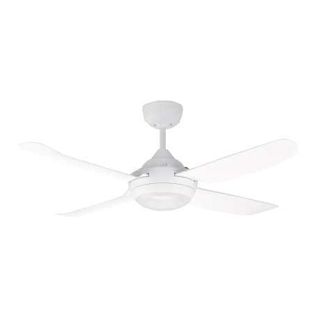 Simx Ventair Spinika Ii 1220Mm 4 Blade Sweep Fan W/ Led White