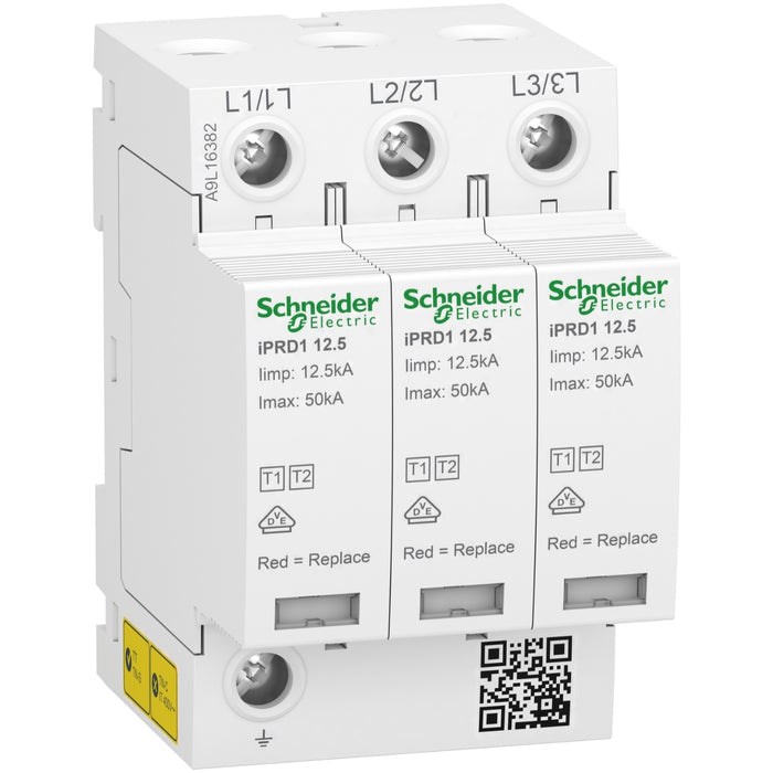 Schneider Acti9 iPRD1 12.5r 3P 350V SPD Surge arresters
