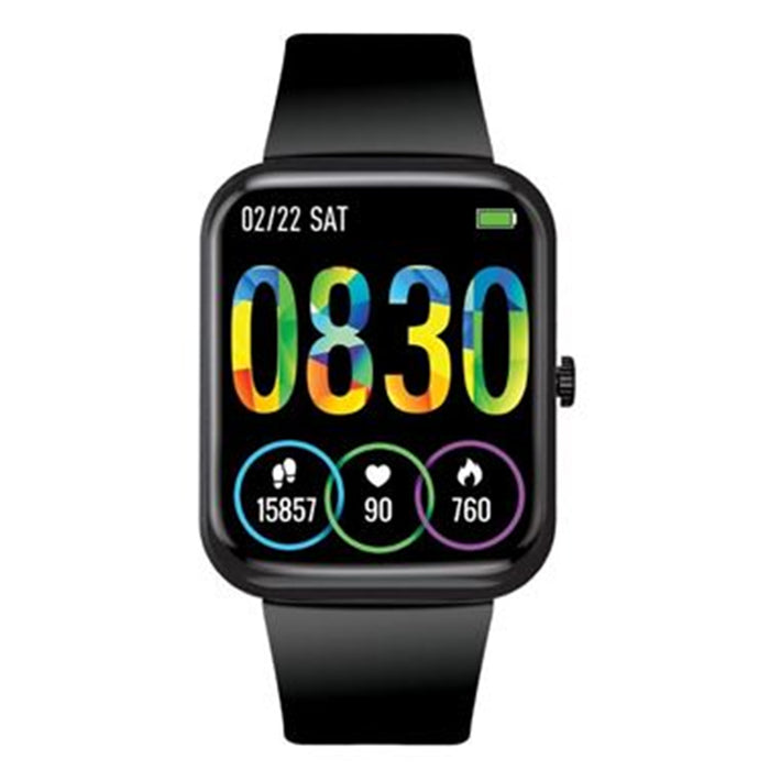 CDY PROMATE Smartwatch With Fitness Tracker & Bluetooth Calling Black