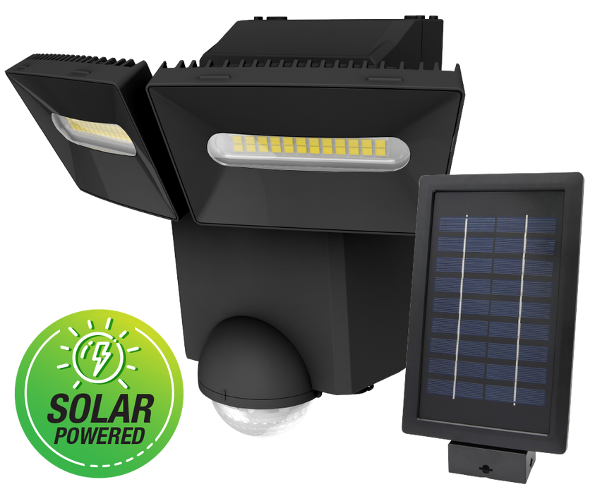 Simx Ultrabright Solar PIR 1400LM 5K IP44 Black