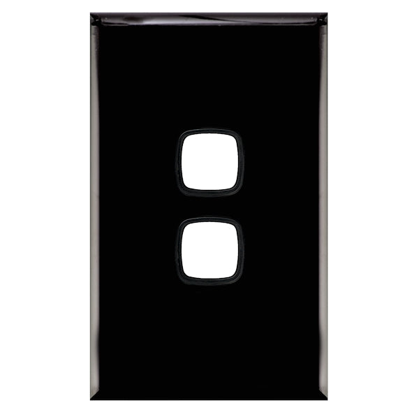 Legrand HPM Grid & plate only 2 gang BLA
