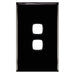 Legrand HPM Grid & plate only 2 gang BLA