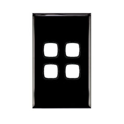 Legrand HPM Grid & plate only 4 gang BLA