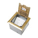 Vynco S/G Floor Box Flush Brass 2P 3D
