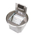 Vynco S/G Floor Box Round Stainless Steel 2P 3D