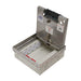 Vynco S/G Floor Box Square Flush XREB Shallow Stainless Steel 4P 4D