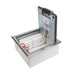 Vynco S/G Floor Box Square Stainless Steel 4P 4D