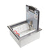 Vynco S/G Floor Box Square REB Stainless Steel 4P 4D