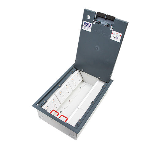 Vynco S/G Floor Box Rectangle Polyamide 6P 6D — Scott Electrical
