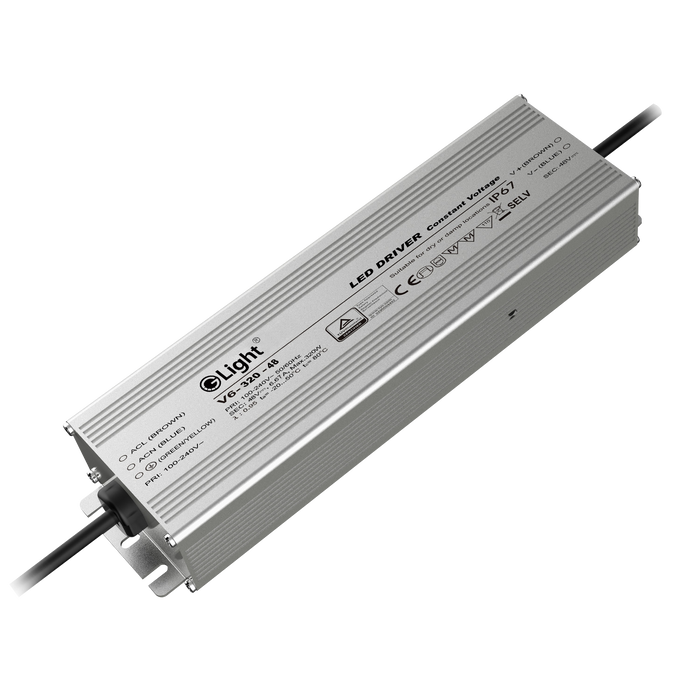 NSG Glight 320W 48V Constant Voltage Led Driver IP67