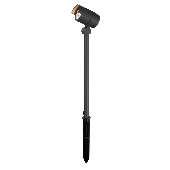NSG Glight Garden Spike 10W IP65 3000K 75x120x520mm Dim Black