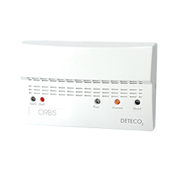 Eurotec Orbis Wall Mounted CO2 & RH Detector 0~2000ppm 0~100% 230VAC 2 Digital & 3 Analogue O/P