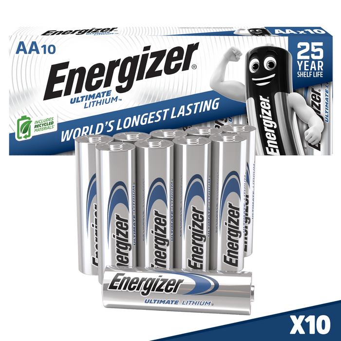 Energizer E302717200 Battery 1.5V AA Size Lithium Ultimate