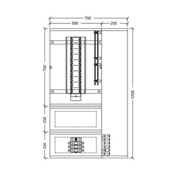 Vynco CPO 1250X750 60Way ISO Switchboard