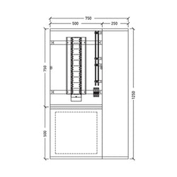 Vynco CPO 1250X750 60Way ISO Switchboard