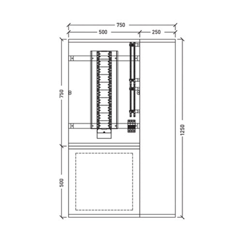 Vynco CPO 1250X750 60Way ISO Switchboard