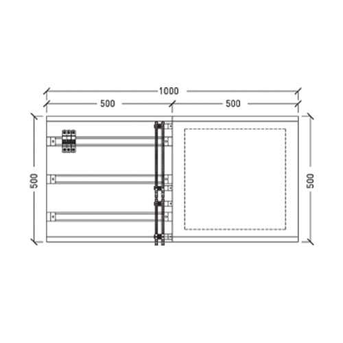 Vynco CPO 500X1000 Dinrail Switchboard