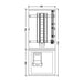 Vynco CPO 1250X500 60Way Meter ISO Switchboard
