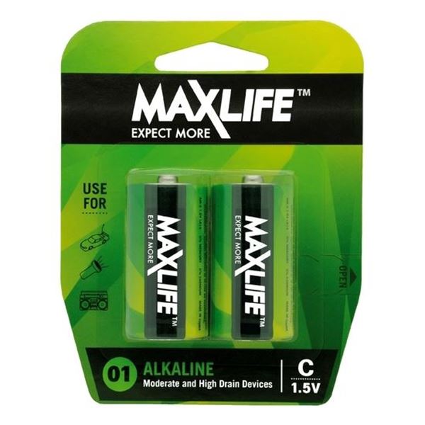 CDY MAXLIFE C Alkaline 2 Pack