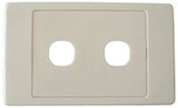 CDL Amdex Switch Plate Only 2 Gang Wall Face Plate