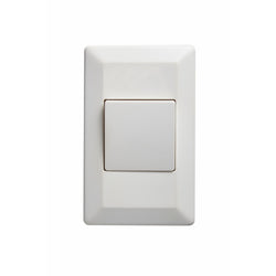 Legrand Como 10A 1 Gang Vertical Switch Type C White