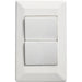 Legrand Como 10A 2 Gang Vertical Switch Type C White