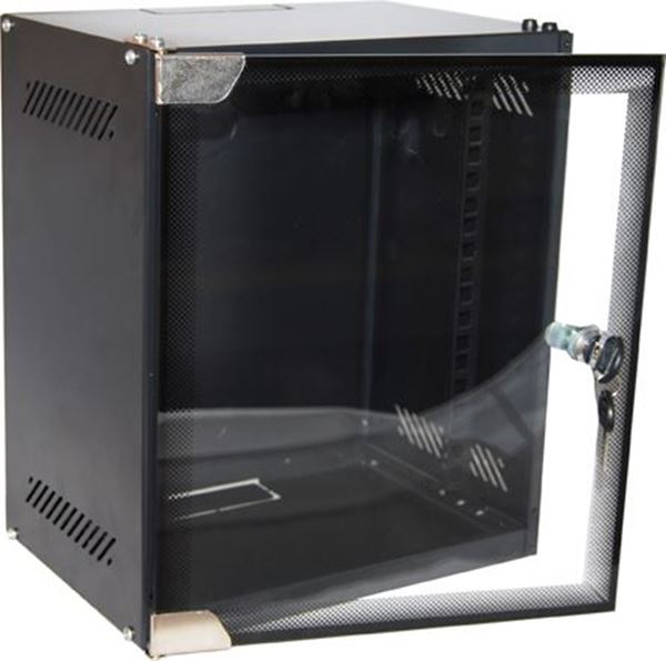 CDL Dynamix Patch Panel 6RU Mini Cabinet For 10' Panels, W280 X D200 X H329mm
