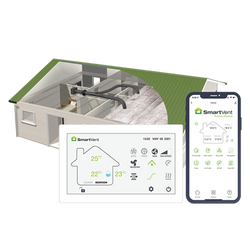 Simx SmartVent Positive Advance SV02AD - 2 Outlet Home Ventilation