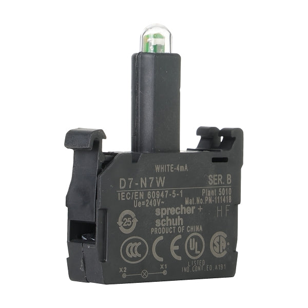 Sprecher & Schuh Pilot light LED 240V AC/DC Wh